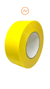 Taśma  DUCT TAPE  do ciągów technologicznych żółta 50x50 