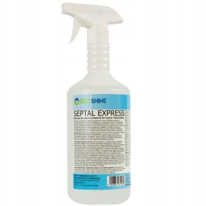 Płyn Eco shine SEPTAL EXPRESS 1L - SZYBKA DEZYNFEKCJA POWIERZCHNI I URZĄDZEŃ